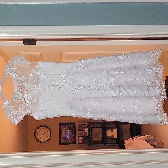 Jaeden Wedding Dress short - Picture 5 of 16